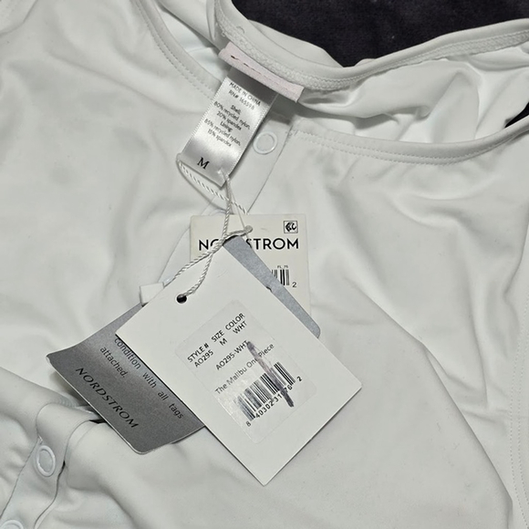 Andie Swim The Malibu One Piece in White M NWT - Picture 11 of 12